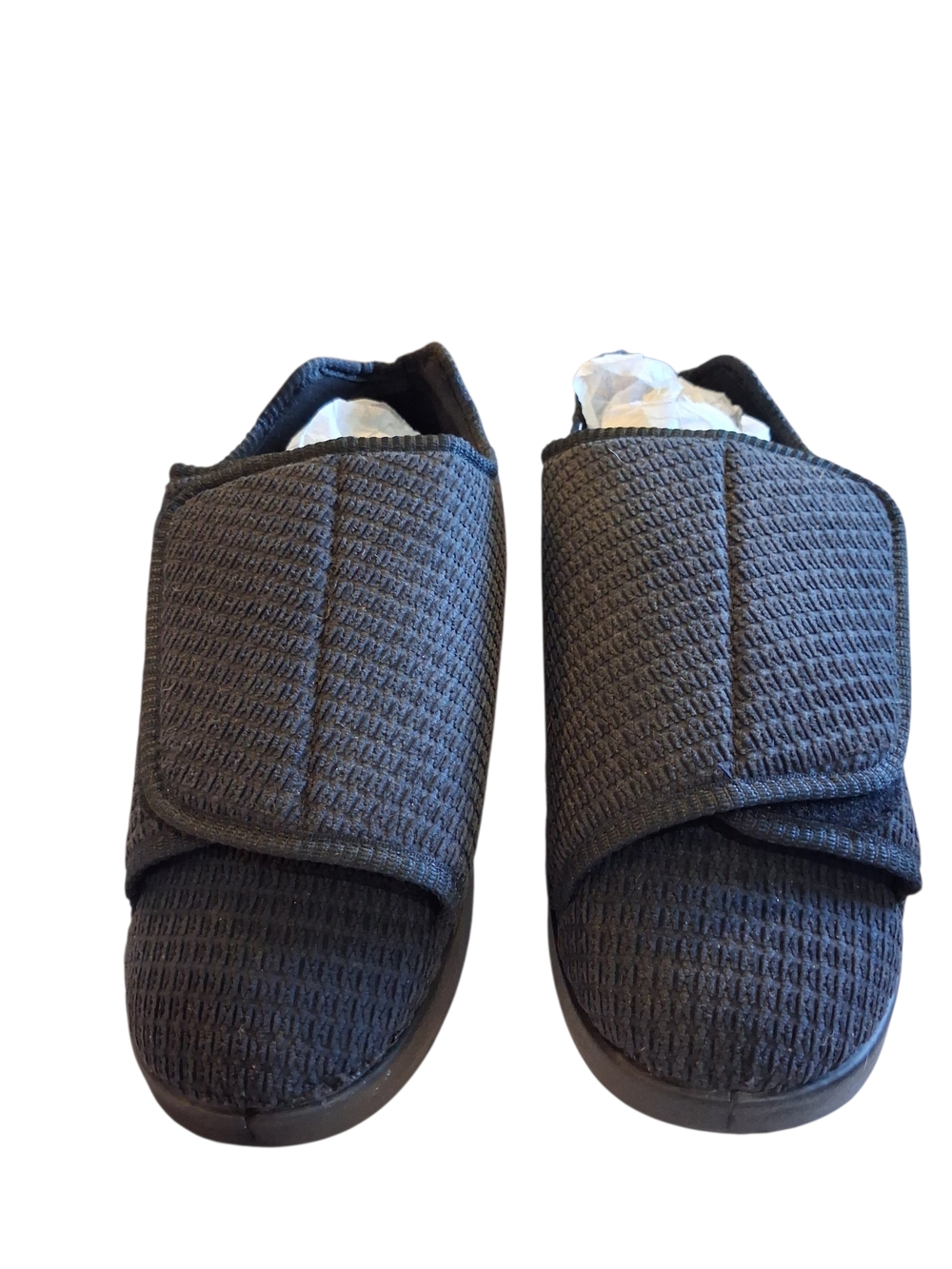Black Adjustable Slip-On Comfort Shoes Mens Size 11
